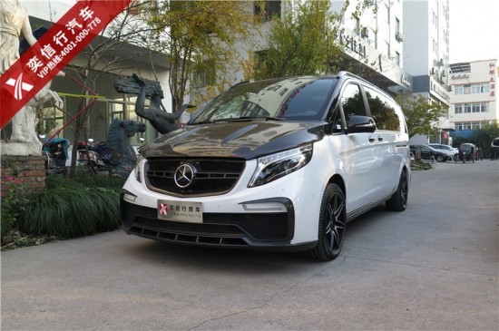 奔馳V260L個性定制升級——鯊魚系列，運動范十足_1